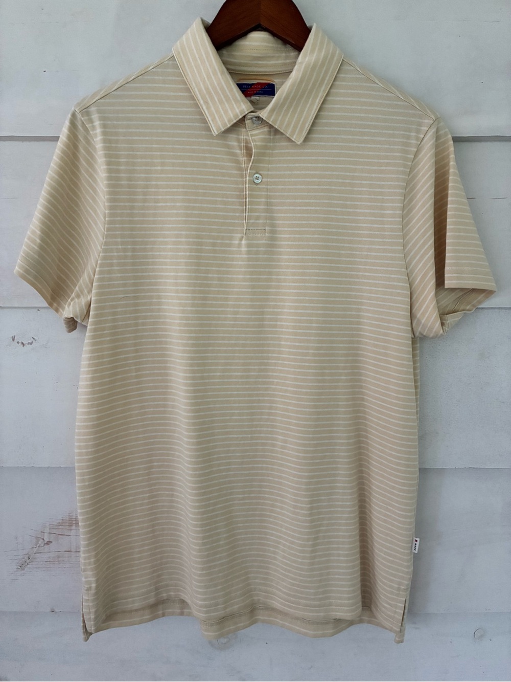 Best Made Co. Men's Cotton Striped Polo Size Medium